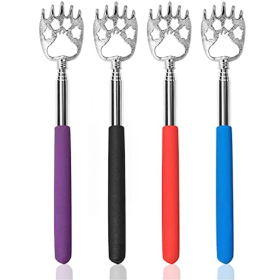 4 Pack Portable Extendable Metal Bear Claws Back Scratchers