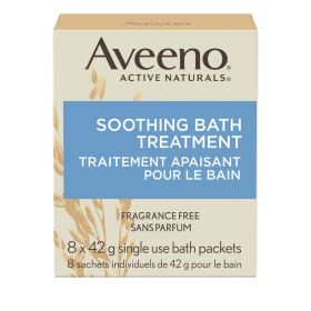 Aveeno Soothing Bath Soak - Natural Colloidal Oatmeal 8 Count