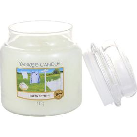 Clean Cotton Scented Jar Candle by Yankee Candle 14.5 Oz