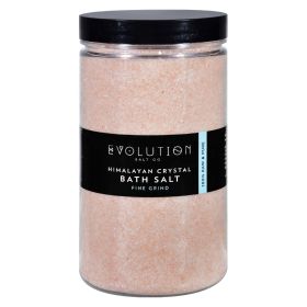 Evolution Salt Himalayan Crystal Bath Salt - Fine Grind - 26 Oz