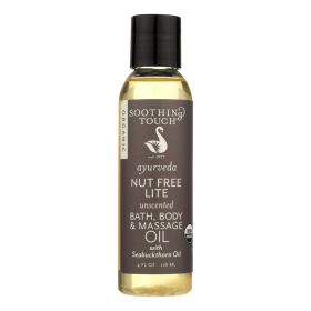 Soothing Touch Organic Bath Body and Massage Oil - 4 Oz