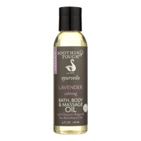 Soothing Touch Lavender Calming Bath Body Massage Oil 4 Oz