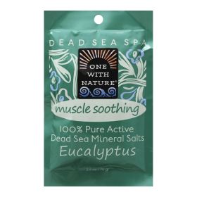 One With Nature Dead Sea Mineral Salt Bath - Muscle Soothing