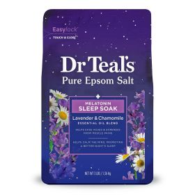 Dr Teal's Pure Epsom Salt Melatonin Sleep Bath Soak - 3 lbs