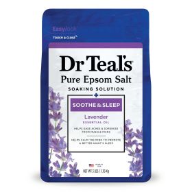 Dr Teal's Pure Epsom Salt Soak, Soothe & Sleep with Lavender