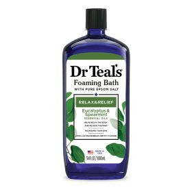 Dr Teal's Foaming Bath with Pure Epsom Salt - 34 Fl Oz Bottle