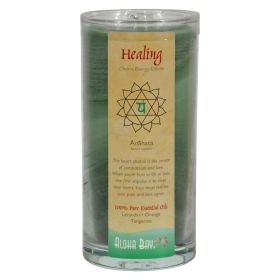 Healing Scent - Chakra Glass Jar Candle - by Aloha Bay 11 Oz