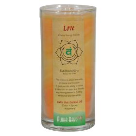 Aloha Bay - Chakra Jar Candle - Love w/ Essential Oils - 11 OZ