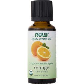 NOW Essential Oils Organic Orange Aromatherapy Oil  - 1 Oz