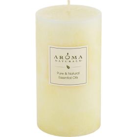 Peace Pearl Aromatherapy Scent of Orange Pillar Candle