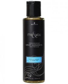 Me & You Vanilla Sugar Sweet Pea Massage Oil  4.2 Oz