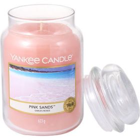 Pink Sands Large Scented Jar Candles by Yankee Candle 22 Oz