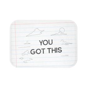 You Got This Pencil Font Bath Mat by Onetify