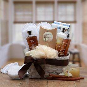 Luxurious Vanilla Spa Gift Basket Collection