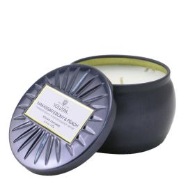 Makassar Ebony & Peach Mini Tin Candle by Voluspa 6822 127g