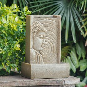 Indoor Buddha Tabletop Water Fountain - 9 X 6.5 X 14 Inch