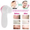 Waterproof Spin Facial Cleansing Brush with 5 Brush Heads