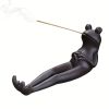 1 Pc Ceramic Frog Incense Burner / Stick Holder & Ash Catcher