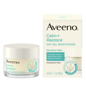 Calm + Restore Oat Gel face moisturizer by Aveeno - 1.7 OZ