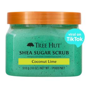 Coconut Lime Shea Exfoliating Body Scrub by Tree Hut - 18 OZ