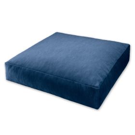 Jaxx Brio Large Décor Floor Pillow /  Plush Microvelvet, Indigo