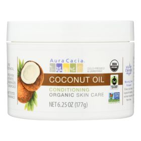 Aura Cacia - Organic Skincare Coconut Oil  - 6.25 Oz