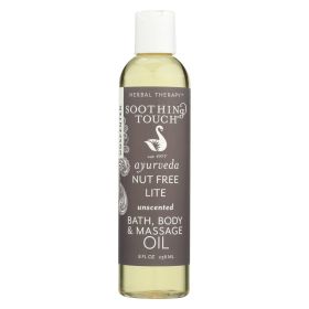 Soothing Touch Bath, Body & Massage Oil – Nut Free 8 Oz