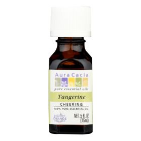 100% Pure Tangerine Essential Oil by Aura Cacia - 0.5 OZ