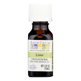 Pure Aromatherapy Essential Oil Lime by Aura Cacia - 0.5 FL OZ