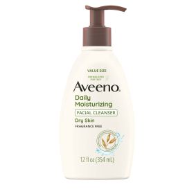 Daily Moisturizing Facial Cleanser for Dry Skin by Aveeno- 12 OZ