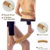 Handheld Wood Therapy Roller Massage Tool for Muscle Tension