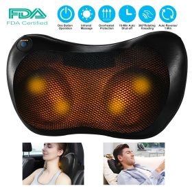 Back & Neck Kneading Massage Pillow with Thermotherapy