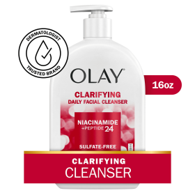 Olay Clarifying Daily Facial Cleanser with Niacinamide-16 OZ