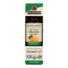 Nature's Answer 100% Pure Organic Orange Essential Oil.0.5 Oz