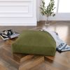 Jaxx Brio Large Decor Floor Pillow -  Plush Microvelvet Moss