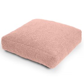 Jaxx Brio Large Décor Floor Pillow - Shearing Faux Lamb, Pink