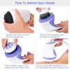 Electric Handheld Vibrating  Body Massager w/ 4 Head Options