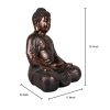 16.1 Inch Zen Buddha Statue Indoor Outdoor Home Decor