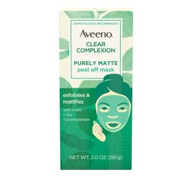 Aveeno Clear Complexion Pure Matte Peel Off Face Mask- 2 Oz