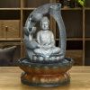 11" Buddha Fountain Feng Shui Indoor Tabletop Waterfall Kit