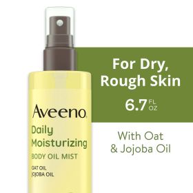 Aveeno Daily Moisturizing Body Oil Mist with Oat Oil, 6.7 Fl Oz