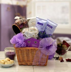 Lavender Relaxation Spa Gift Basket Collection