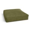 Jaxx Brio Large Decor Floor Pillow -  Plush Microvelvet Moss