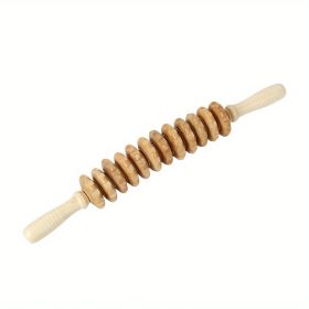 Handheld Wood Therapy Roller Massage Tool for Muscle Tension