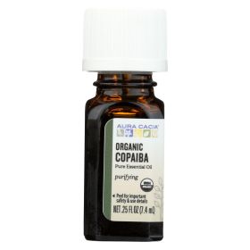 100% Pure Copaiba Essential Oil by Aura Cacia - .25 FL OZ