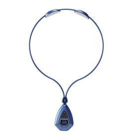 Smart Neck Massager with Heating and EMS Pulse Technology (style: Regular, Color: Blue)