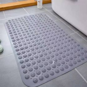 Bath Tub Shower Mat Non-Slip and Extra Large, Bathtub Pad (Color: Grey, size: 46*77cm)