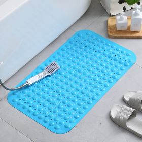 Bath Tub Shower Mat Non-Slip and Extra Large, Bathtub Pad (Color: Blue, size: 46*77cm)