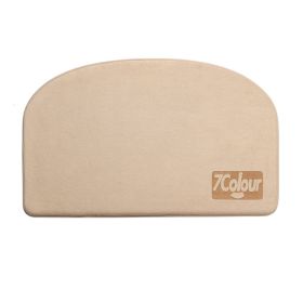 Super Absorbent Quick Drying Shower Carpet Bath Mat (Specification: 400MMx600MM, Color: Beige With Logo)