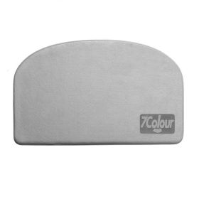 Super Absorbent Quick Drying Shower Carpet Bath Mat (Specification: 500MMx800MM, Color: Gray With Logo)